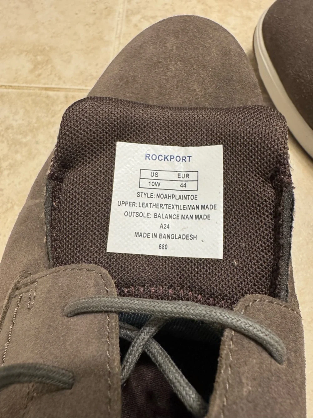 Rockport Men's Suede Chukka Boots - Brown Gray